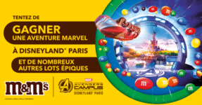 Jeu concours M&Ms pour gagner un séjour et des billets Disneyland Paris