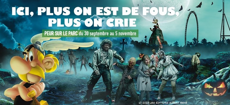 Promo Peur sur le Parc Astérix