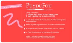 Un séjour grandiose à gagner au Puy du Fou, en pension complète