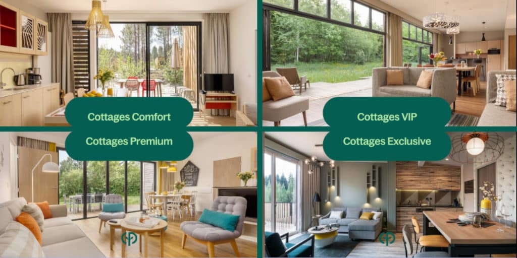 Cottages Center Parcs : comment choisir le bon hébergement selon le niveau de confort