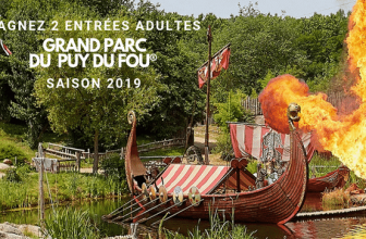 2 entrées adultes offertes pour le Puy du Fou 2019