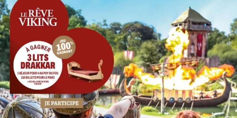 Tentez de gagner des entrées et des séjours en famille au Puy du Fou