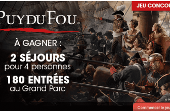 2 weekends et 180 places pour le Puy du Fou à gagner